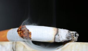 A picture of a broken cigarette used to illustrate how hypnosis can work effectively to help people quit smoking.